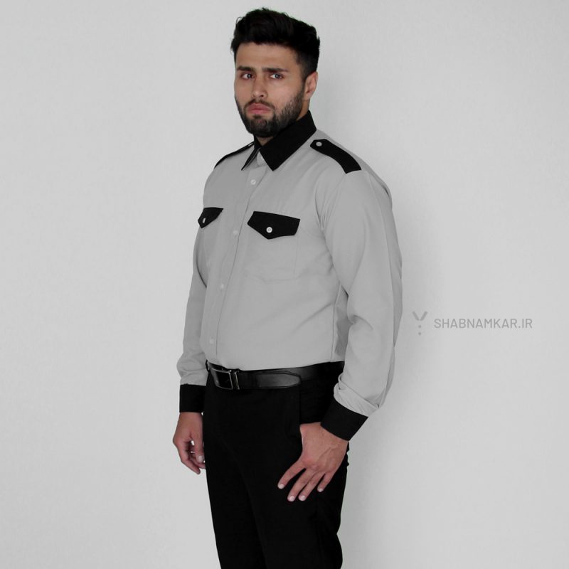 پیراهن نگهبانی و پارکبانی توسی مشکی شبنم