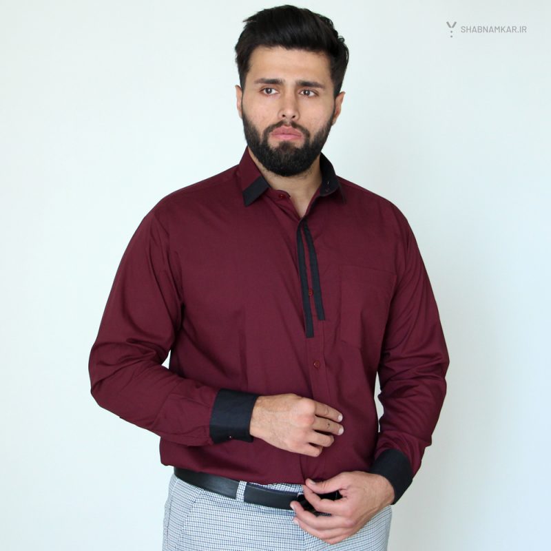 پیراهن مردانه رستورانی شبنم زرشکی